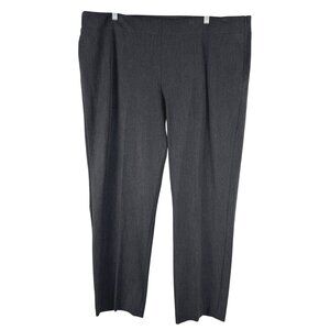 Classic Women's Straight-Leg Dress Pants in Charcoal